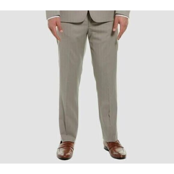 Vince Camuto Men's Slim Fit Wool Blend Lined Dress Pants in Gray 29W MSRP $98 - Picture 1 of 2